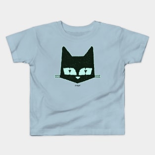 MY CAT IS AWESOME (green edition) Kids T-Shirt